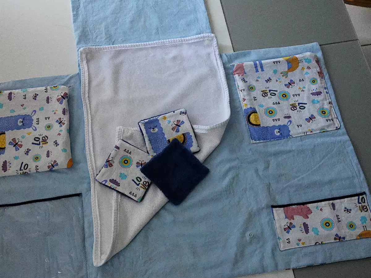 Tapis de change personnalisé