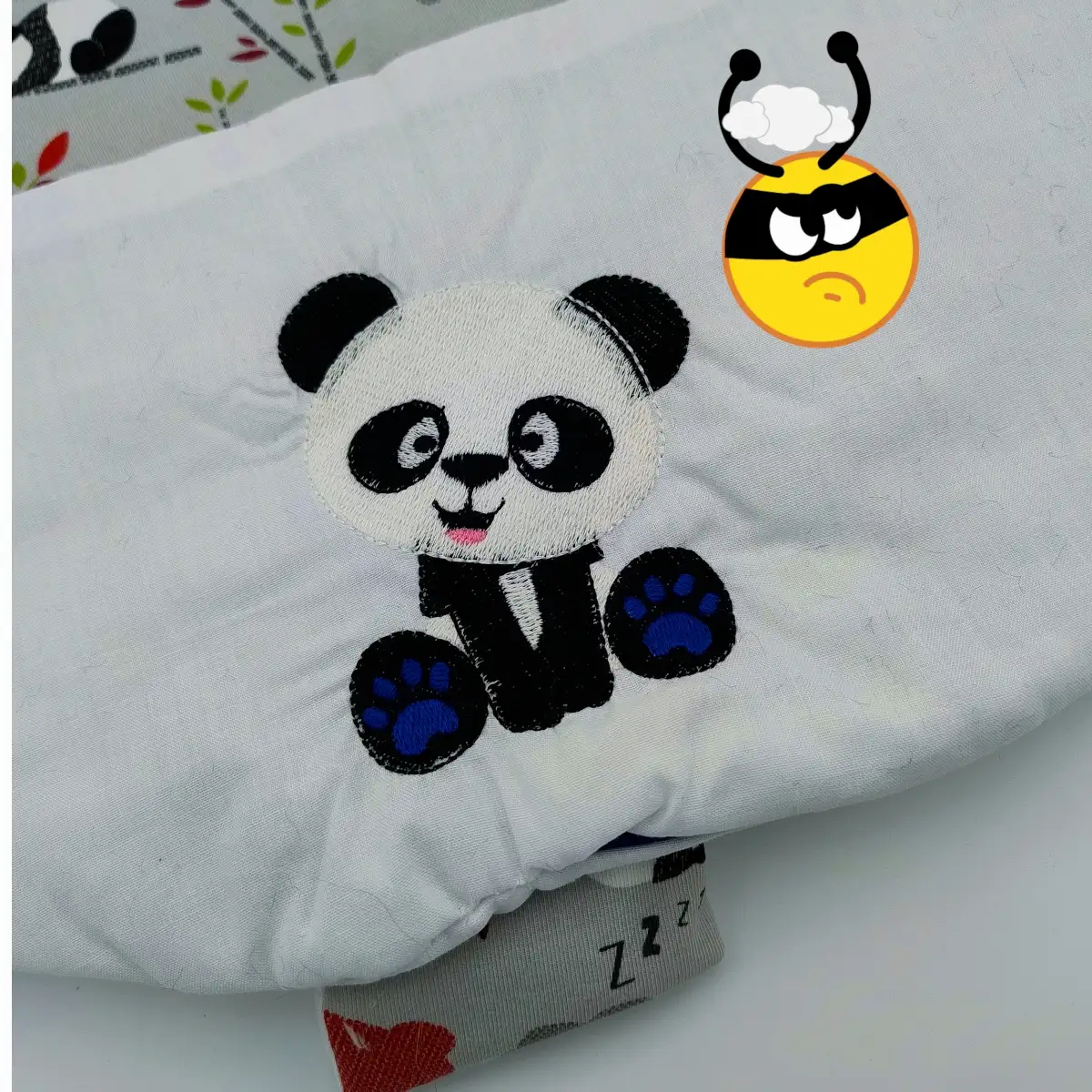 Gigoteuse brodée Petit pandas pour bébé taille 0-3 mois